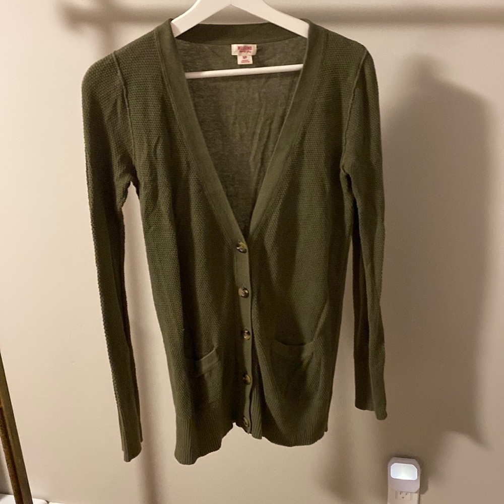 Khaki cardigan